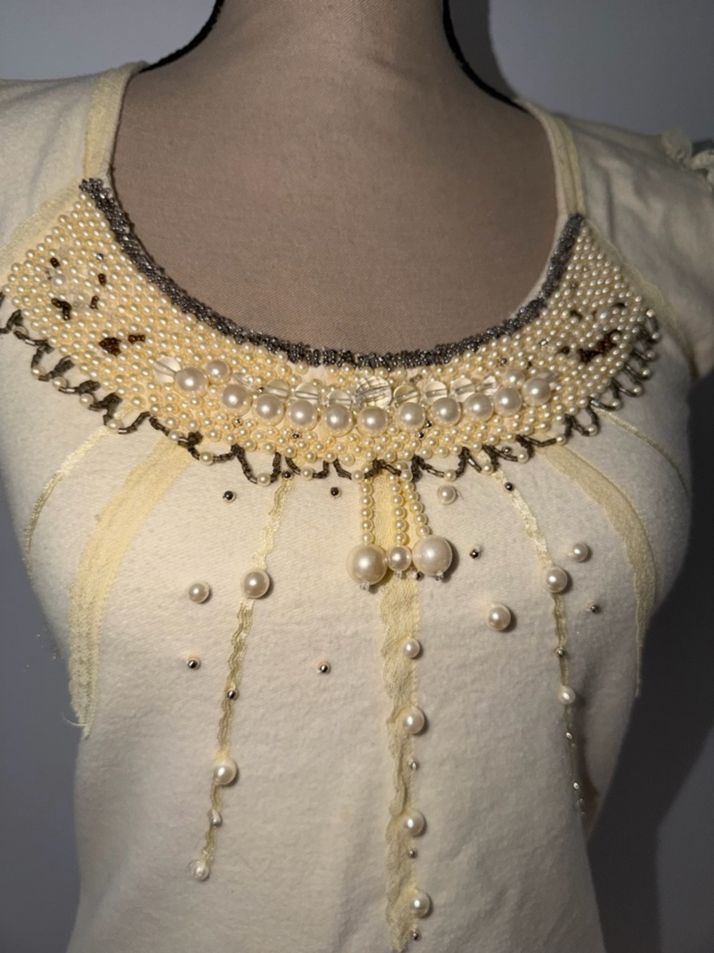 Vintage Free People Beaded Top - Picture 6 of 8